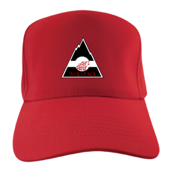 Red Baseball Cap (Embroidered Badge)