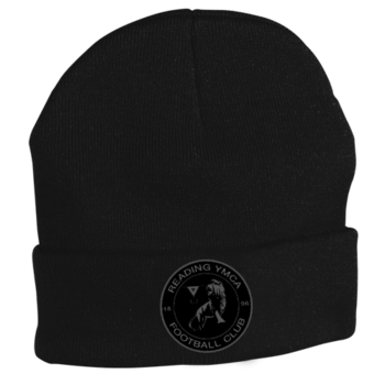 Club Black Woolly Hat (Embroidered Blackout Badge)
