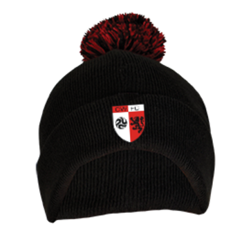 Club Bobble Hat (Embroidered Badge)