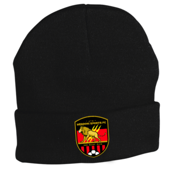 Club Embroidered Woolly Hat - Black